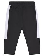 Larkwood Track Bottoms mit Kontrasteinsätzen für Kinder – Black/White