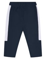 Larkwood Track Bottoms mit Kontrasteinsätzen für Kinder – Navy/White