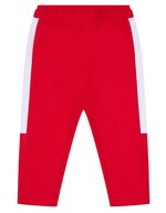 Larkwood Track Bottoms mit Kontrasteinsätzen für Kinder – Red/White