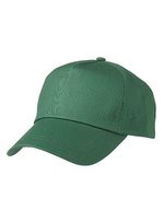Myrtle beach 5-Panel-Cap aus 100% Baumwolle, Black One Size, MB001 – Verde scuro