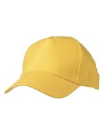Myrtle beach 5-Panel-Cap aus 100% Baumwolle, Black One Size, MB001 – Oro