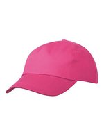 Myrtle beach 5-Panel-Cap aus 100% Baumwolle, Black One Size, MB001 – Rosa