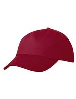 Myrtle beach 5-Panel-Cap aus 100% Baumwolle, Black One Size, MB001 – Vino
