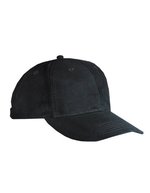 Myrtle beach Laminiertes 6-Panel Cap aus Baumwolle, Black One Size, MB016 – Black