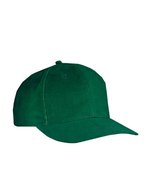Myrtle beach Laminiertes 6-Panel Cap aus Baumwolle, Black One Size, MB016 – Dark Green