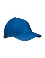 Myrtle beach Laminiertes 6-Panel Cap aus Baumwolle, Black One Size, MB016 – Royal