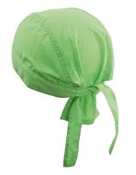 Myrtle beach Bandana Hut aus Polyester-Baumwolle, Black One Size, MB041 – Vert citron