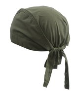 Myrtle beach Bandana Hut aus Polyester-Baumwolle, Black One Size, MB041 – Olive