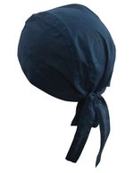 Myrtle beach Bandana Hut aus Polyester-Baumwolle, Black One Size, MB041 – Petrole