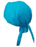 Myrtle beach Bandana Hut aus Polyester-Baumwolle, Black One Size, MB041 – Turquoise