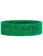 Myrtle beach Terry Stirnband, 80% Baumwolle, 5,5 cm, Aqua One Size, MB042 – Green