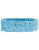 Myrtle beach Terry Stirnband, 80% Baumwolle, 5,5 cm, Aqua One Size, MB042 – Light Blue
