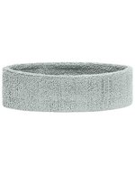 Myrtle beach Terry Stirnband, 80% Baumwolle, 5,5 cm, Aqua One Size, MB042 – Light Grey