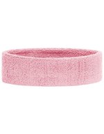 Myrtle beach Terry Stirnband, 80% Baumwolle, 5,5 cm, Aqua One Size, MB042 – Light Pink