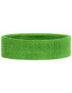 Myrtle beach Terry Stirnband, 80% Baumwolle, 5,5 cm, Aqua One Size, MB042 – Lime Green