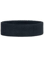 Myrtle beach Terry Stirnband, 80% Baumwolle, 5,5 cm, Aqua One Size, MB042 – Navy