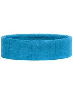 Myrtle beach Terry Stirnband, 80% Baumwolle, 5,5 cm, Aqua One Size, MB042 – Turquoise