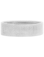 Myrtle beach Terry Stirnband, 80% Baumwolle, 5,5 cm, Aqua One Size, MB042 – White
