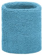 Myrtle Beach Frottier Armschweißband 8 cm, Aqua One Size, MB043 – Bleu clair