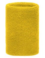 Myrtle beach Extrabreites Frottee-Armschweißband 12 cm, Black One Size, MB044 – Gold