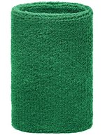 Myrtle beach Extrabreites Frottee-Armschweißband 12 cm, Black One Size, MB044 – Green