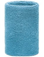 Myrtle beach Extrabreites Frottee-Armschweißband 12 cm, Black One Size, MB044 – Light Blue