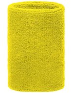Myrtle beach Extrabreites Frottee-Armschweißband 12 cm, Black One Size, MB044 – Light Yellow