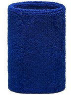 Myrtle beach Extrabreites Frottee-Armschweißband 12 cm, Black One Size, MB044 – Royal