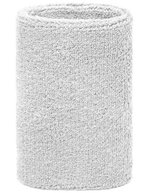Myrtle beach Extrabreites Frottee-Armschweißband 12 cm, Black One Size, MB044 – White