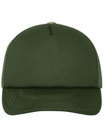 Myrtle beach 5-Panel Polyester Mesh Cap mit Klickverschluss, Black One Size, MB070 – Dark Olive