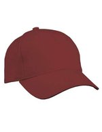 Myrtle beach 6 Panel Cap aus schwerer Baumwolle, Beige One Size, MB091 – Bordeaux