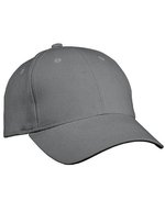 Myrtle beach 6 Panel Cap aus schwerer Baumwolle, Beige One Size, MB091 – Gris fonce