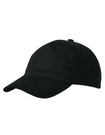 Myrtle beach 5 Panel Cap Heavy Cotton Beige One Size (MB092), MB092 – Black
