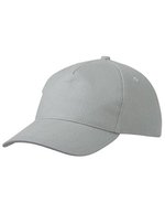 Myrtle beach 5 Panel Cap Heavy Cotton Beige One Size (MB092), MB092 – Light Grey