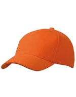 Myrtle beach 5 Panel Cap Heavy Cotton Beige One Size (MB092), MB092 – Orange