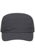 Myrtle beach Militär-Cap aus Baumwollcanvas mit Velcro, Anthracite One Size, MB095 – Bild 3