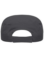 Myrtle beach Militär-Cap aus Baumwollcanvas mit Velcro, Anthracite One Size, MB095 – Bild 4