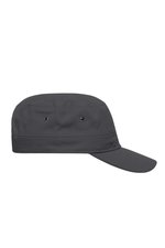 Myrtle beach Militär-Cap aus Baumwollcanvas mit Velcro, Anthracite One Size, MB095 – Bild 6