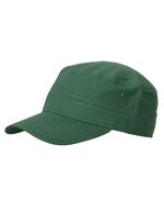 Myrtle beach Militär-Cap aus Baumwollcanvas mit Velcro – Dark Green