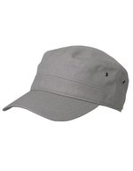Myrtle beach Militär-Cap aus Baumwollcanvas mit Velcro – Dark Grey