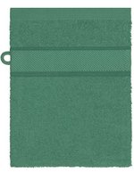 Myrtle beach Flanell-Waschhandschuh aus Bio-Baumwolle – Dark Green