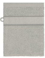 Myrtle beach Flanell-Waschhandschuh aus Bio-Baumwolle, Fuchsia 15 x 21 cm, MB440 – Gris moyen