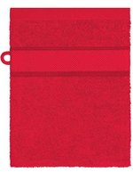 Myrtle beach Flanell-Waschhandschuh aus Bio-Baumwolle – Orient Red