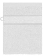 Myrtle beach Flanell-Waschhandschuh aus Bio-Baumwolle, Fuchsia 15 x 21 cm, MB440 – Blanc