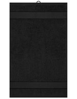 Myrtle Beach Bio-Baumwoll Gästehandtuch 30x50 cm, Acid Yellow 30 x 50 cm, MB441 – Black