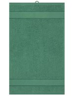 Myrtle Beach Bio-Baumwoll Gästehandtuch 30x50 cm, Acid Yellow 30 x 50 cm, MB441 – Dark Green