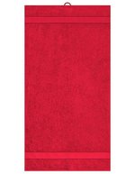 Myrtle Beach Handtuch 50x100 cm Baumwolle, Acid Yellow 50 x 100 cm, MB442 – Orient Red