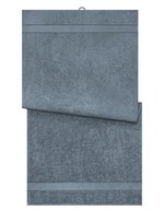 Myrtle Beach Handtuch aus Bio-Baumwolle, Acid Yellow 70 x 140 cm, MB443 – Graphite