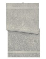 Myrtle Beach Handtuch aus Bio-Baumwolle, Acid Yellow 70 x 140 cm, MB443 – Mid Grey