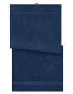 Myrtle Beach Handtuch aus Bio-Baumwolle, Acid Yellow 70 x 140 cm, MB443 – Navy